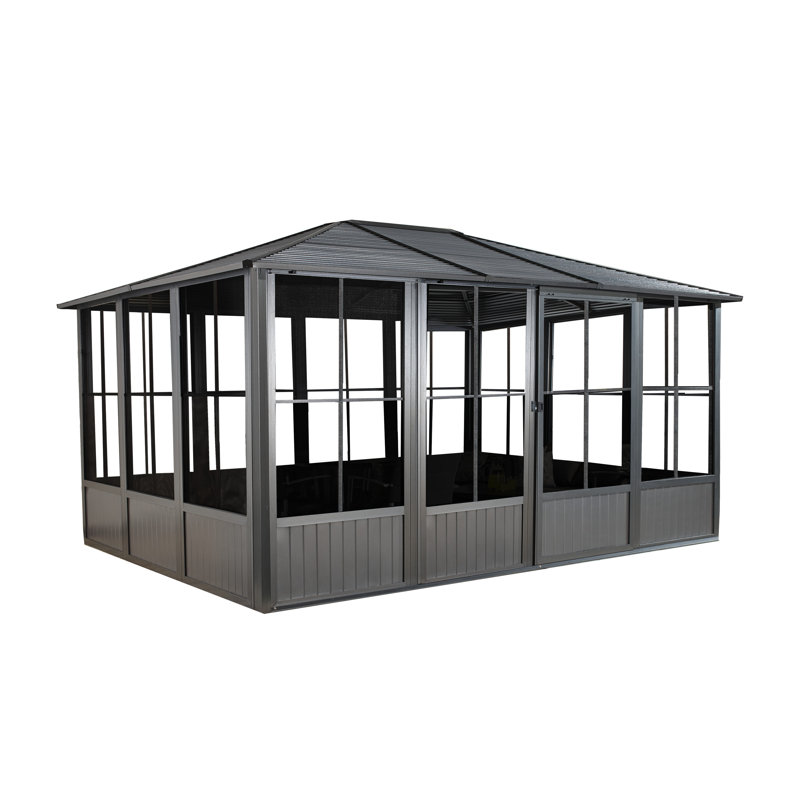 10 Ft. W x 17 Ft. D Aluminum Patio Gazebo