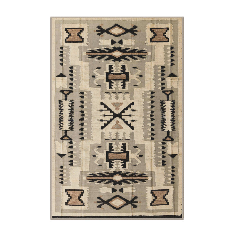 Abstract Indoor Rug, Rectangle 3' x 5'