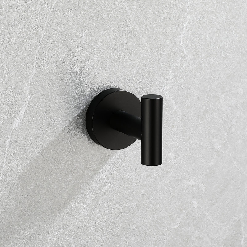 5 Piece Bathroom Towel Rack Wall Mount - Aluminium, Matte Black Build, Rust For Multiple Room Uses Simple Installation Procedure Aluminium , Corrosion Different Locations Easy Guide