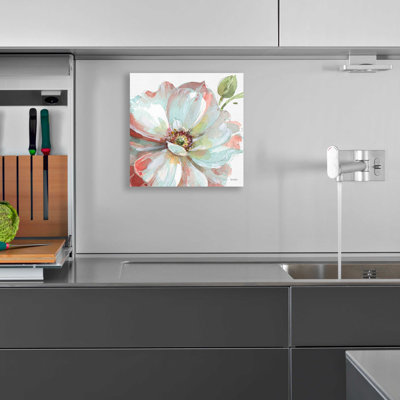«Spring Meadow VI» par Lisa Audit, art mural en verre acrylique, 24 po x 24 po