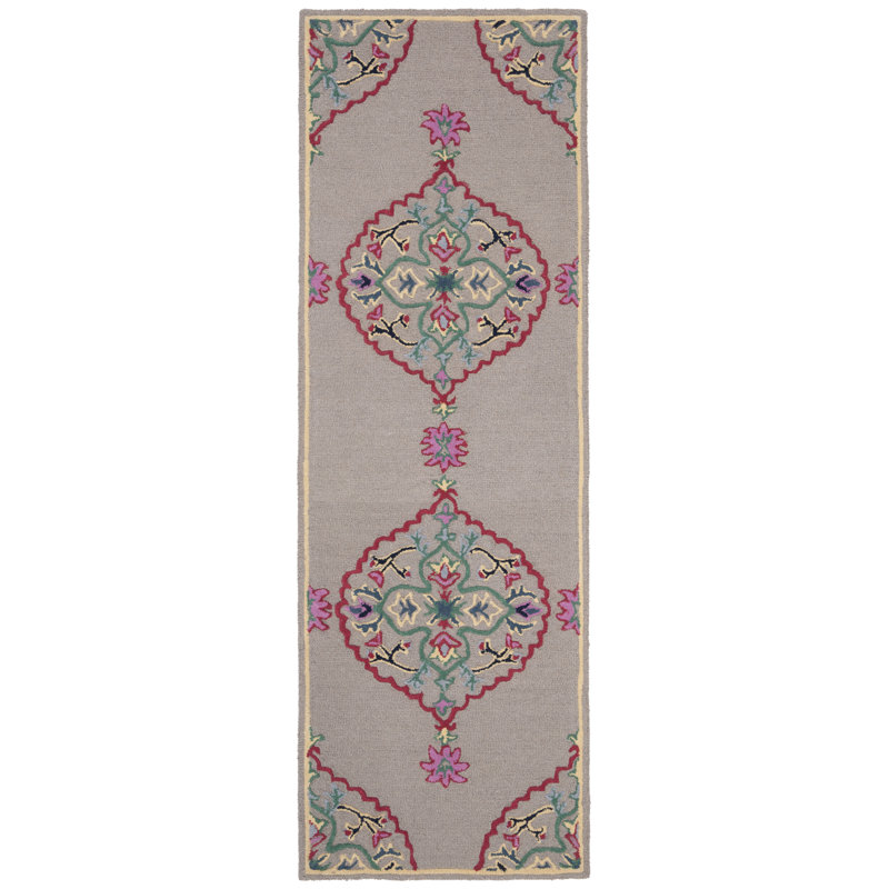 Blokzijl Hand Tufted Wool Oriental Rug, Runner 2'3" x 13'