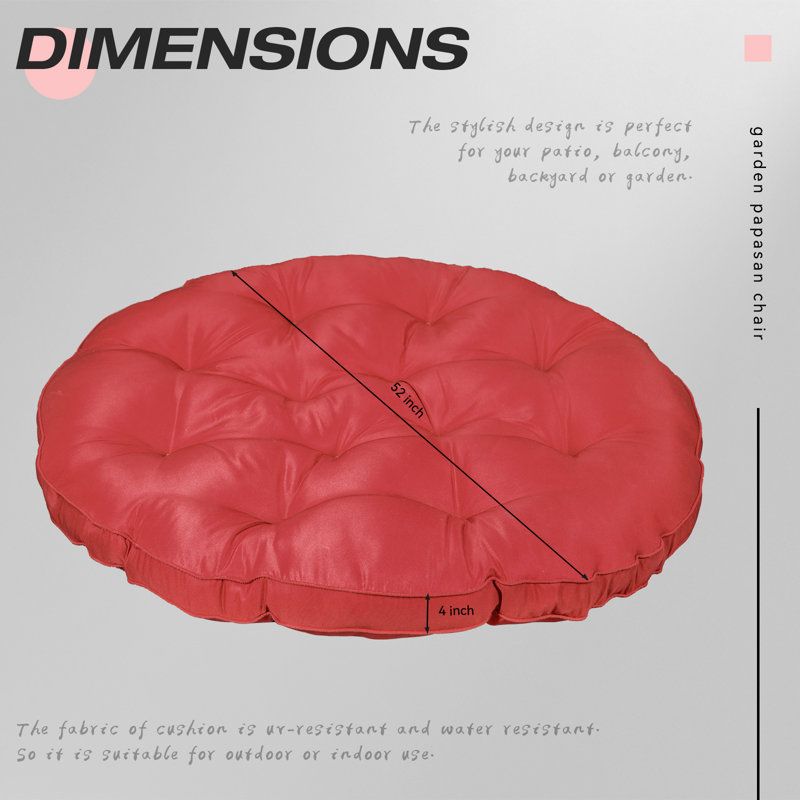 Coussin de siège d'extérieur, Rouge
