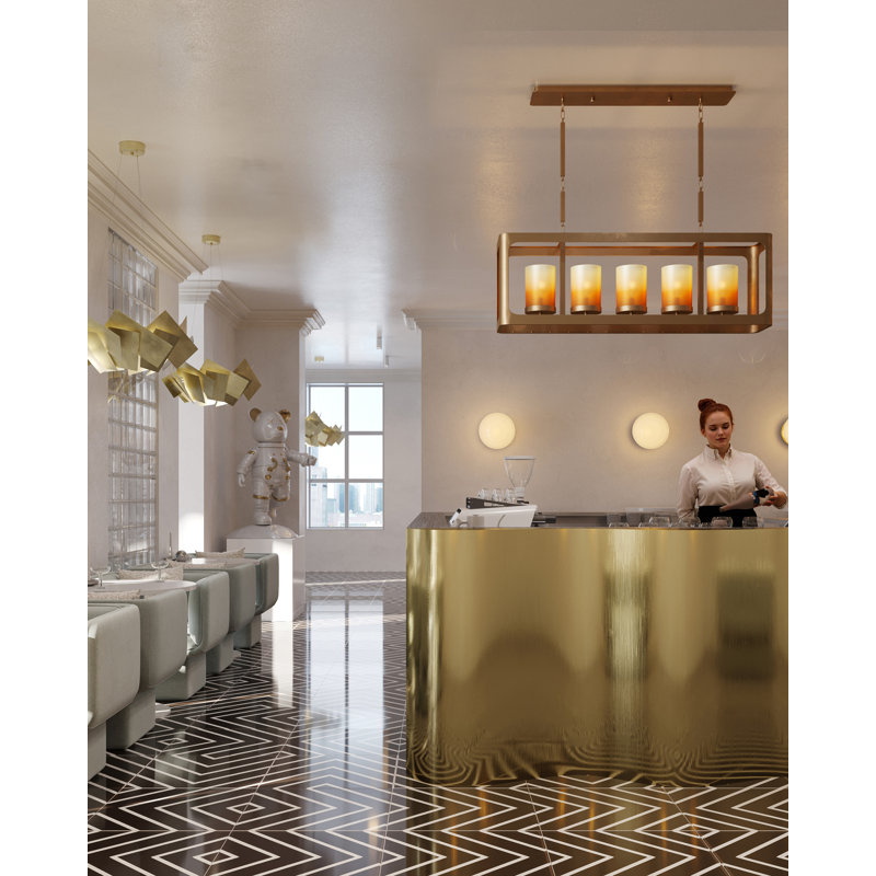 5 - Light LED Chandelier