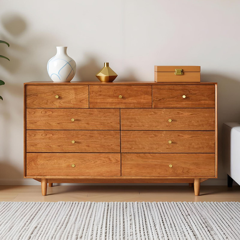 Buffet multi-tiroirs avec rangement, H 35,43 po x l 62,99 po x P 17,71 po