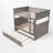 Britian Full Over Full Bunk Bed With Trundle-577966828