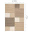 Noemi Handmade Sand Cream Blocks Area Rug-601791977