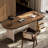 Modern Executive Rectangular Brown Fir Desk-1718757167