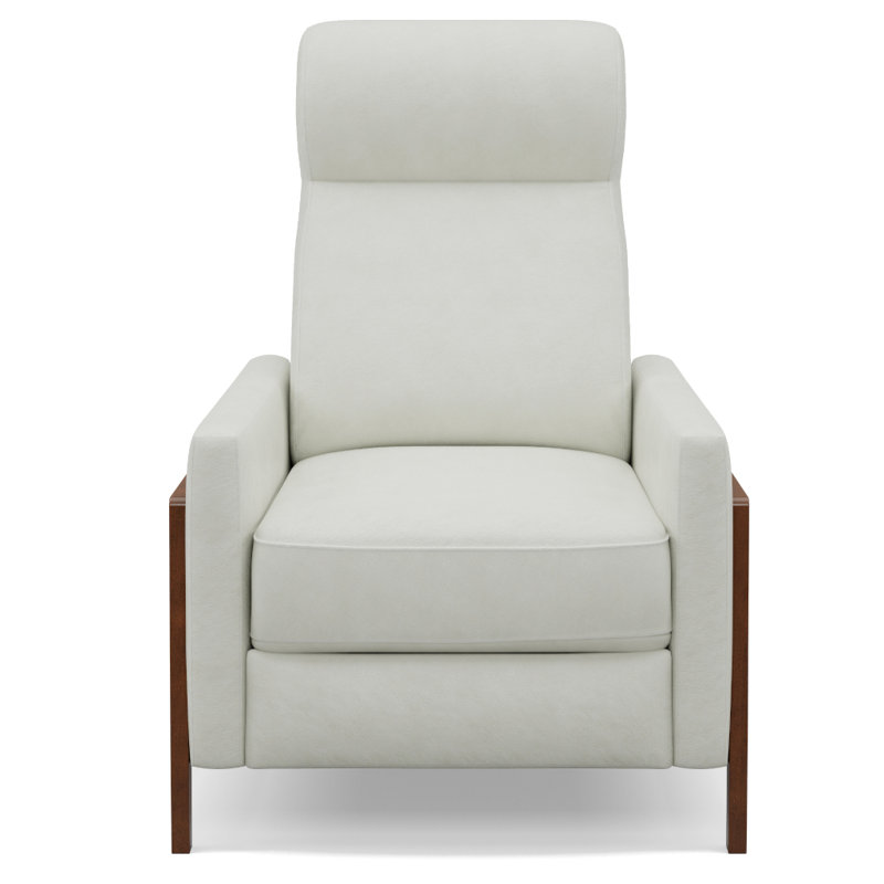 Lathan Recliner, Pearl Leather Match