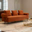 Canapé moderne 78 po 3 places rembourré, très grand canapé confortable avec 3 coussins moelleux pour salon, chambre à coucher, appartement-586348309