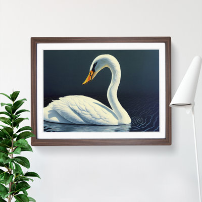 Dazzling Swan - Single Picture Frame Print