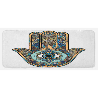 Eclectic Synthetic Kitchen Mat