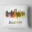 Coussin Jacksonville Skyline - Cityscape-29843253-29843256