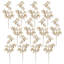 Festive Glitter Leaf Spray, 37 Inches