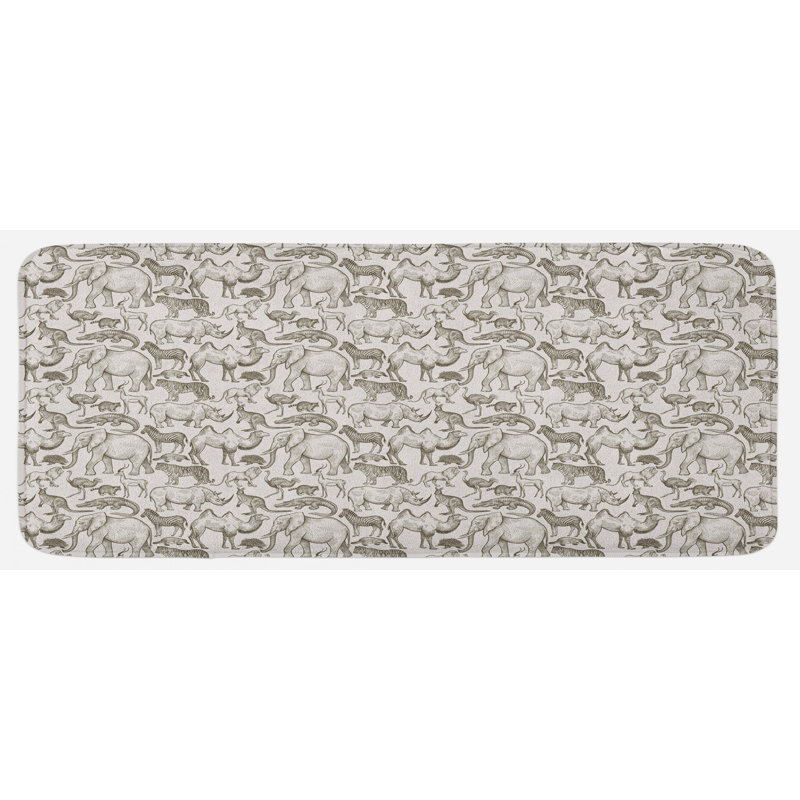 Tapis de cuisine Safari