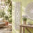 60x16x1.5" Rustic White Floral Vine Carved Wall Panel