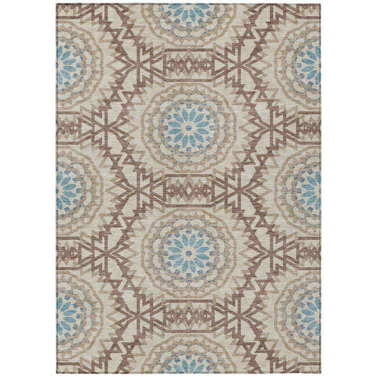 Kawon Geometric Indoor / Outdoor Rug