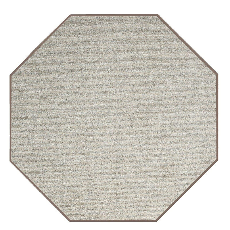 Tapis décoratif beige Furnish My Place, Octogone 5 pi