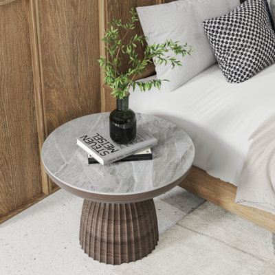 Plateau de table en céramique frittée à bords biseautés