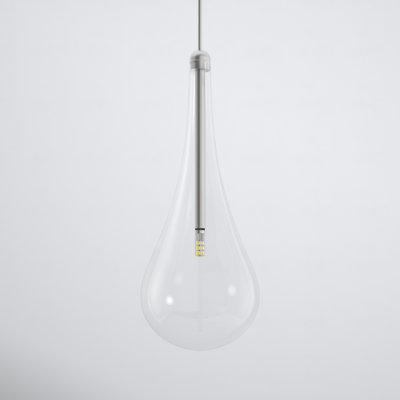 Deva Single Light Glass Dimmable Pendant