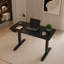 Bureau assis-debout électrique réglable en hauteur, table moderne pour ordinateur et jeux vidéo, idéale pour le bureau à domicile.-1511531444-1511531446