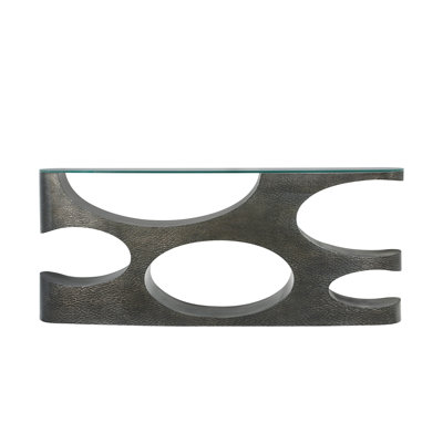 Essence 79'' W Glass Console Table