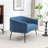 Upholstered Faux Fur Loveseat-1108305445-1108305449