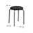 Pennypacker Stackable Stool with Powder Coated Frame-29193801