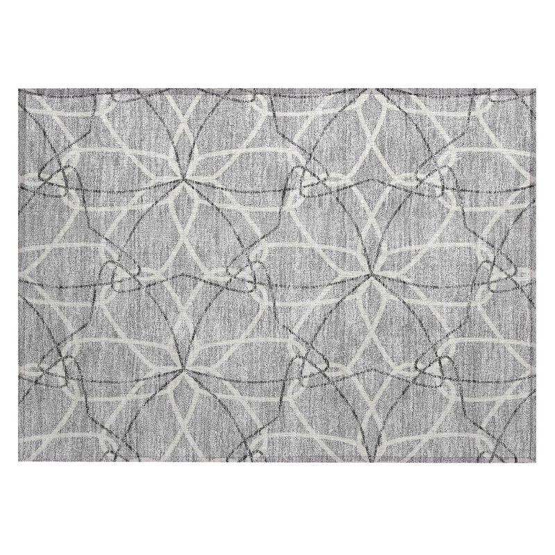  Alegandro Area Rug with Non-Slip Backing, Rectangle 1'8" x 2'6"