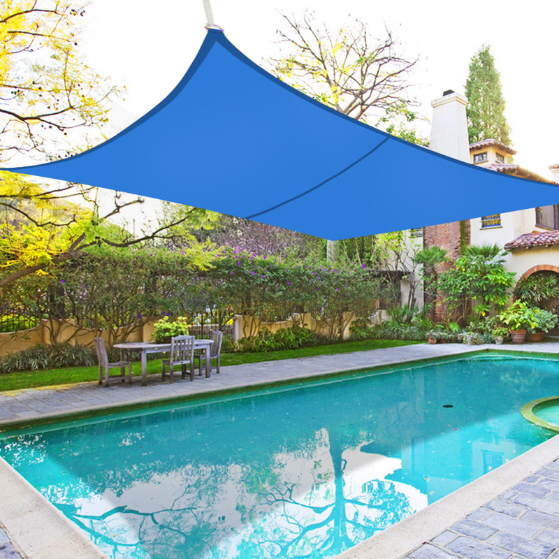Ducey 3m x 2m Rectangular Shade Sail, Blue