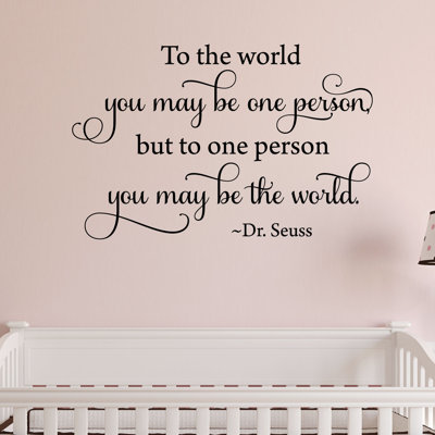 Text & Numbers Wall Decal