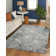 Davide Transitional Geometric Blue Area Rug