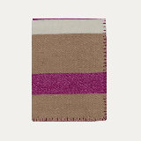 Block Stripe Woven Baby Alpaca Throw Blanket