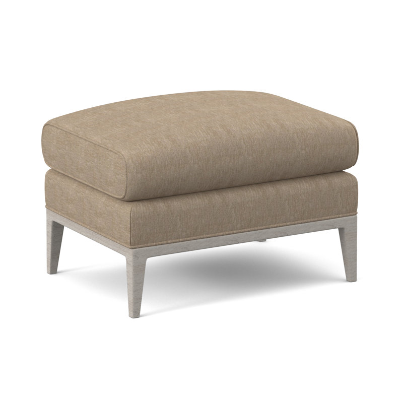 Cooper Ottoman, Filigree Ivory, Bisque