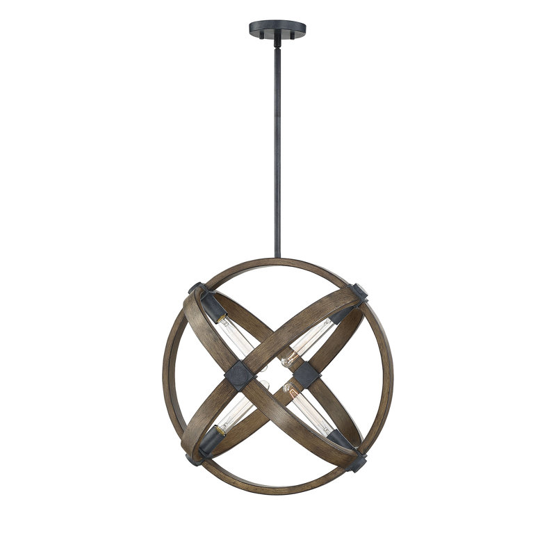 Vetter 4 - Light Dimmable Globe Chandelier