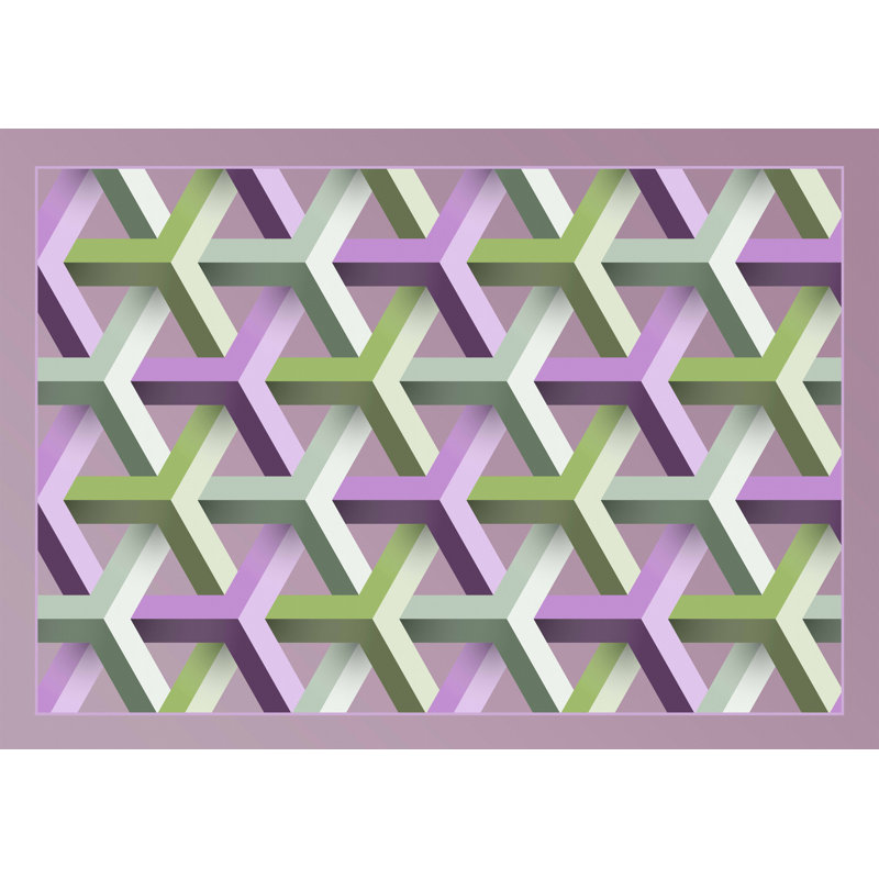 Genieve Rectangle Geometric Area Rug, Rectangle 140 x 200cm