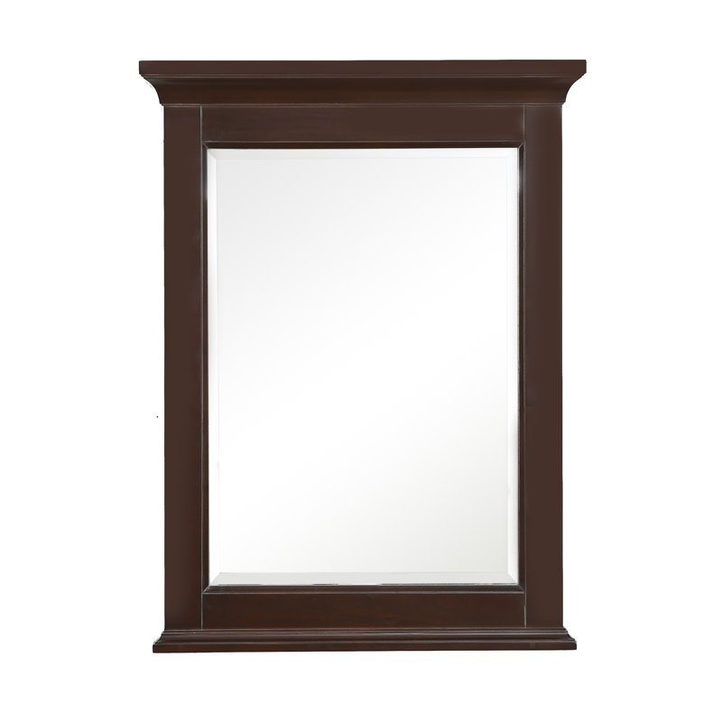 Miroir de salle de bain Bernardsville, Chocolat
