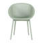 Holiday - Ensemble de 2 chaises longues modernes - Plastique PP intérieur / extérieur toutes saisons, léger pour patio, plage, salon-2142619114