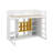 Twin Size  Loft Bed With Shelves,Cabinet And Wardrobe-893138139