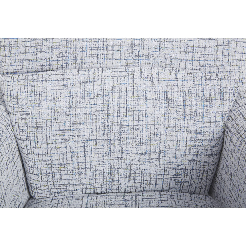 Peggy Upholstered Armchair, Light Blue/Gray