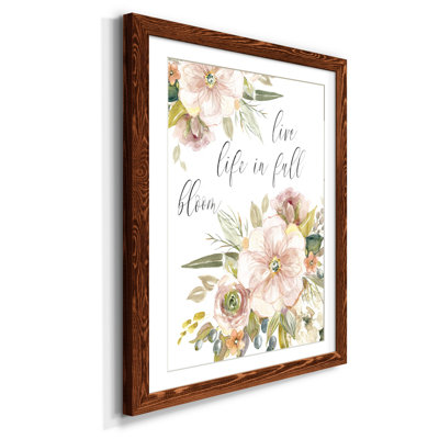 «Peach Bloom II», reproduction de cadre photo sur papier