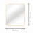 30 "X36" Rectangular Bathroom Wall Mirror-659092730