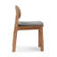 Chaise d'appoint de patio en bois massif Aston