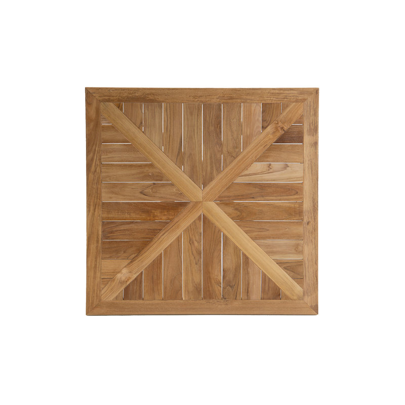 Stilijan Square Teak Outdoor Bar Table