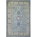 Transitional One-of-a-Kind Rectangle 6'1" X 9' Hand Knotted Area Rug