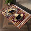 Tapis rouge en polypropylène Lodge, teinture 2 pi x 3 pi, décoration intérieure