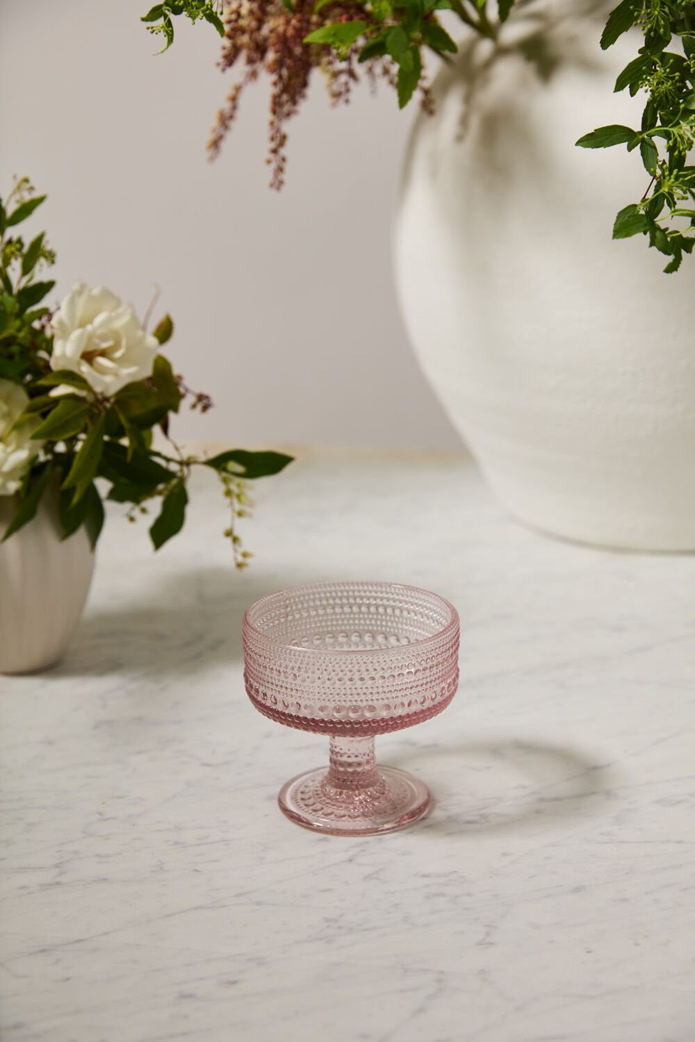 Coupe Glass, Pink