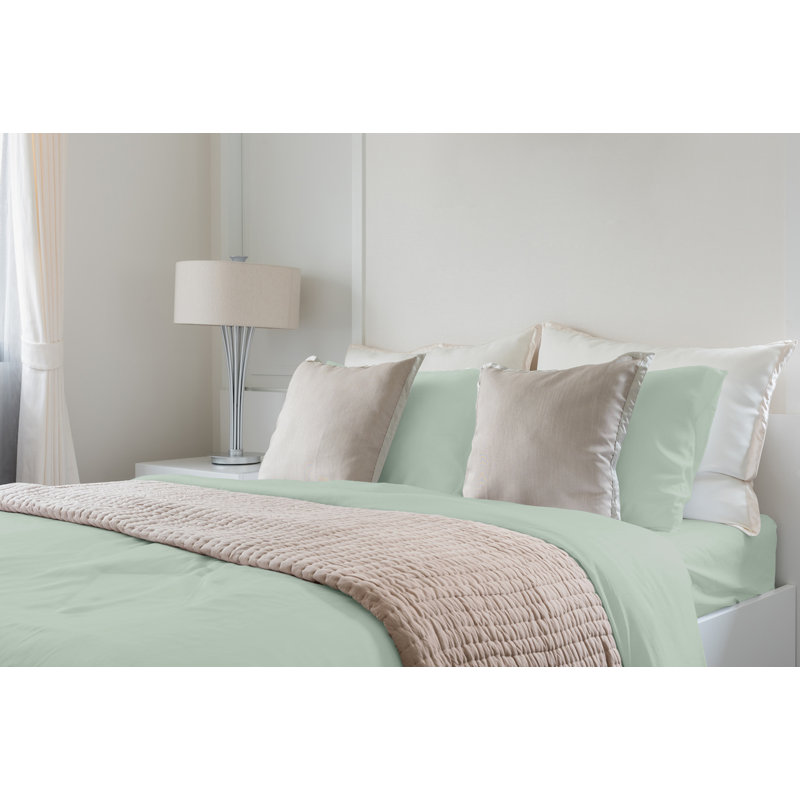 Sateen Sheet Set, Porcelain Green, King