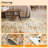 9x12 Modern Abstract Area Rug Large Living Room Rug Stain Resistant Carpet Washable Carpet Non Slip Low Pile Soft Folding Floor Cover For Bedroom Apartment Nursery,Orange-614903757-614903745