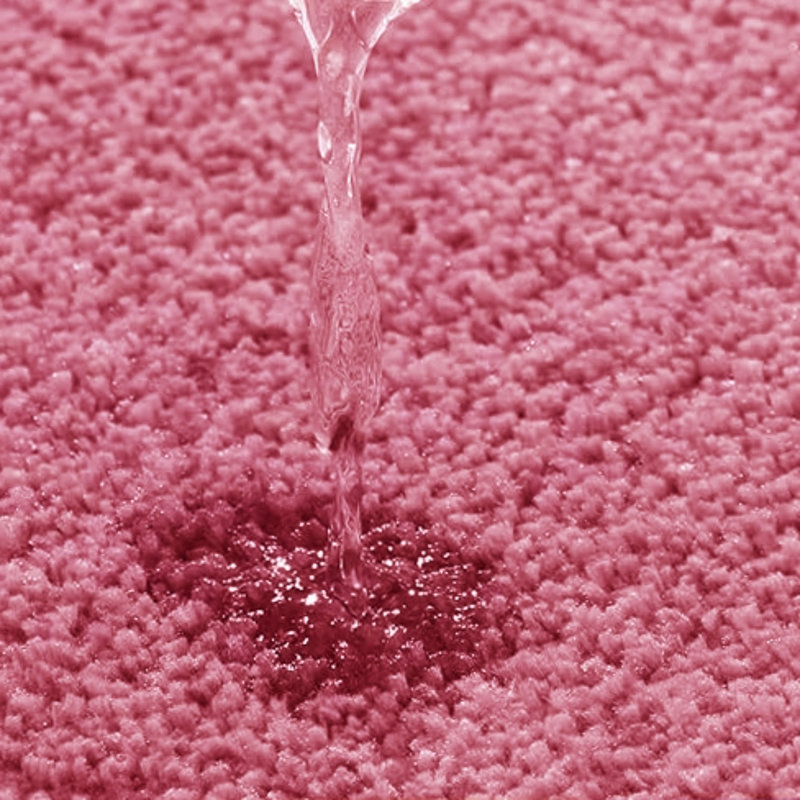Joyce Microfibre U-Shape Pedestal Mat, Rose