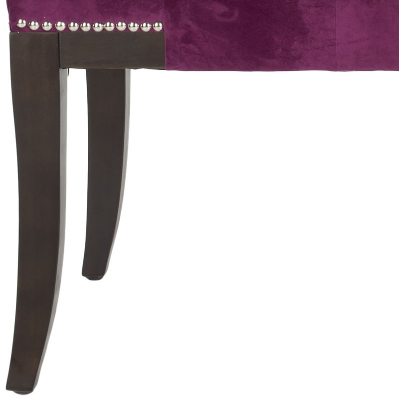 Gibbons Upholstered Bench, Purple